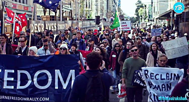 The People Are Rising: Melbourne, Australia Freedom Rally May 15, 2021 D