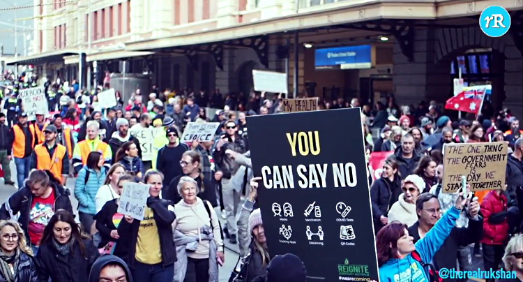 The People Are Rising: Melbourne, Australia Freedom Rally May 15, 2021 F