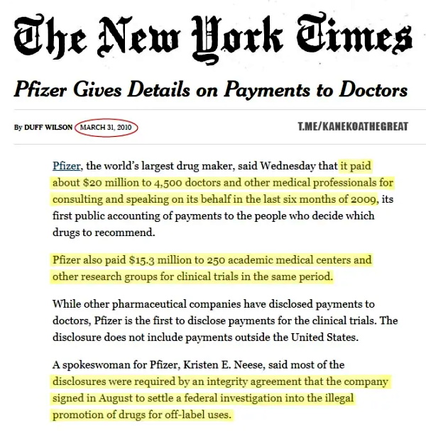 Pfizer’s History of Fraud, Corruption, and Using Nigerian Children as ‘Human Guinea Pigs’ Nyt1