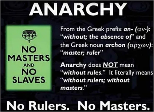 Why the Organized Crime Media Misrepresents Voluntaryism and Peaceful Anarchy as Chaos and Dystopia Norulers