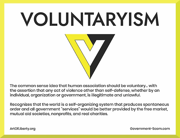 Why the Organized Crime Media Misrepresents Voluntaryism and Peaceful Anarchy as Chaos and Dystopia Voluntaryism