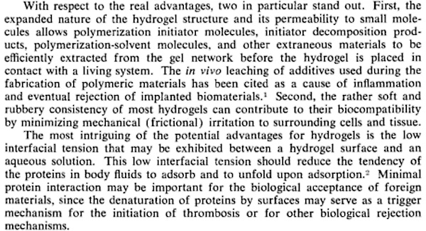 Self Assembly Hydrogel Polymers, Historical Research Context of Hydrogel Smart Materials and Nano Worms Interactions2